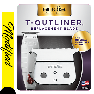 Modified & zero gapped Andis T-Outliner Replacement Beard/Hair Trimmer Blade image 0
