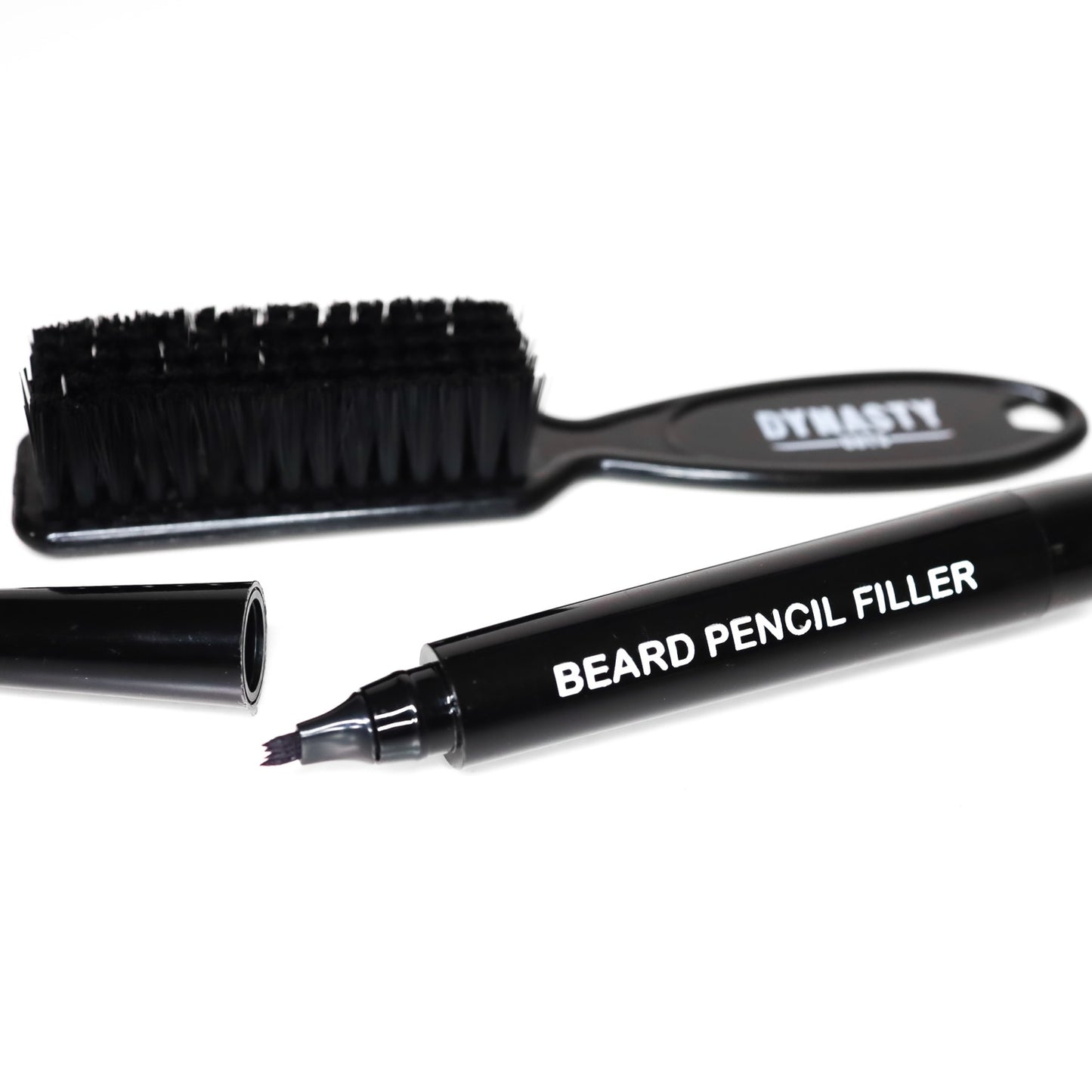 DYNASTY CUTS BEARD PENCIL FILLER & BRUSH - DARK BROWN image 1