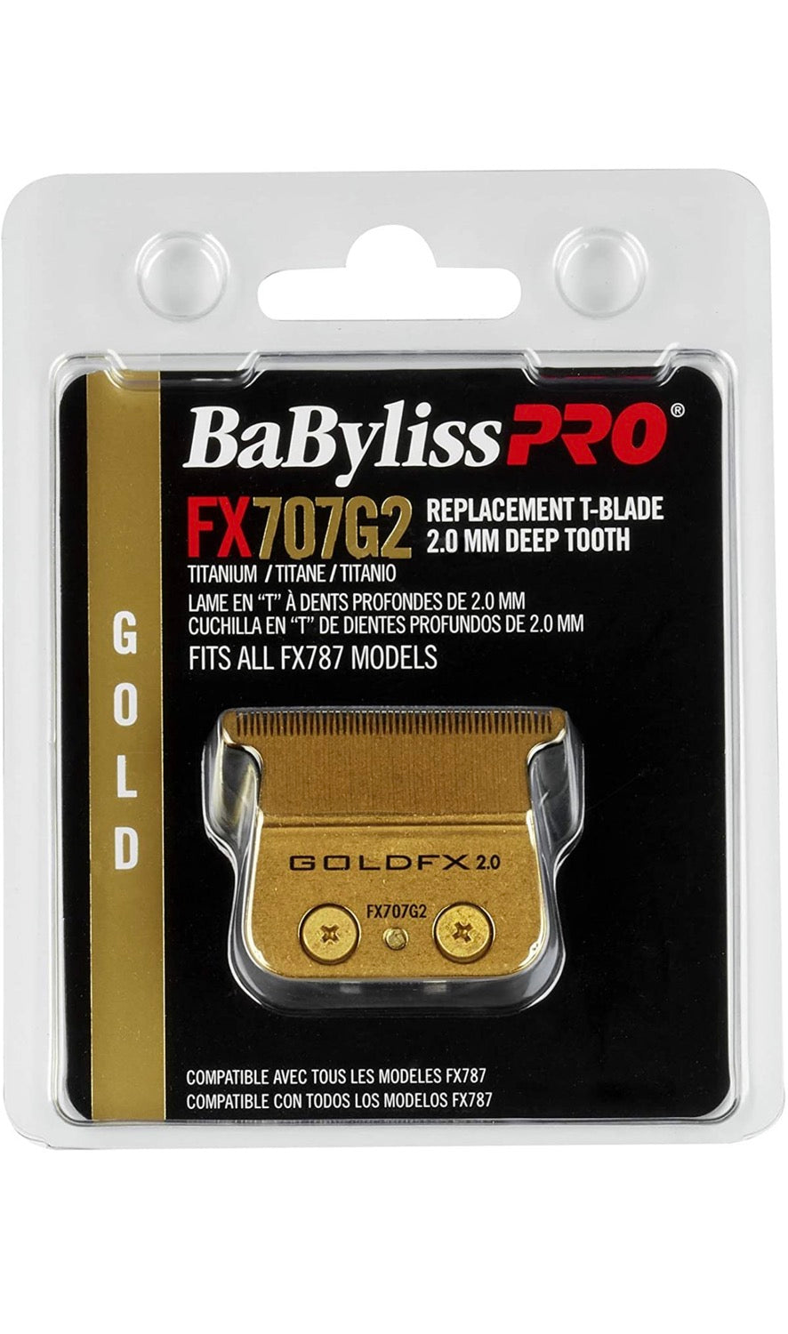 BaBylissPRO Barberology Replacement Blades for Outlining Hair Trimmers (FX787) image 1