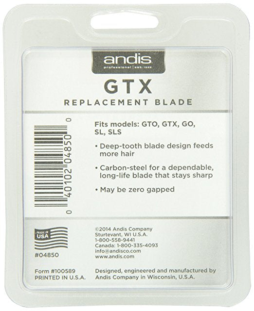 Modified & zero gapped Andis GTX Replacement Blade image 2
