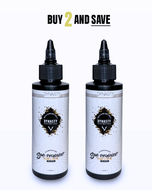 2 pack One Brown  & one Black semi permanent color