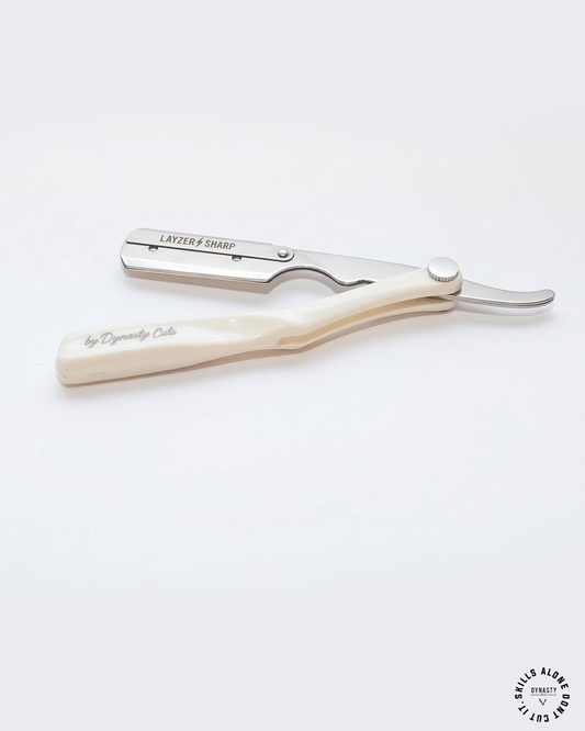 LAYZER⚡️SHARP – Signature Precision Craft Razor ( white )