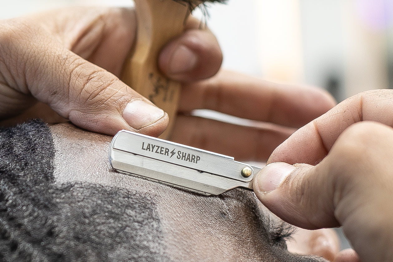 LAYZER⚡️SHARP – Signature Precision Craft Razor ( blue )